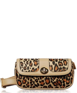 Leopard Fanny Pack Bag LP1775 BROWN